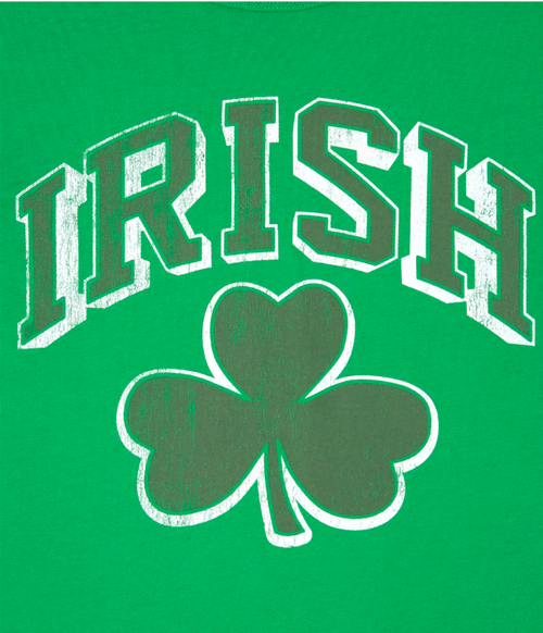 Boys Matching Family Shamrock Graphic Tee - green