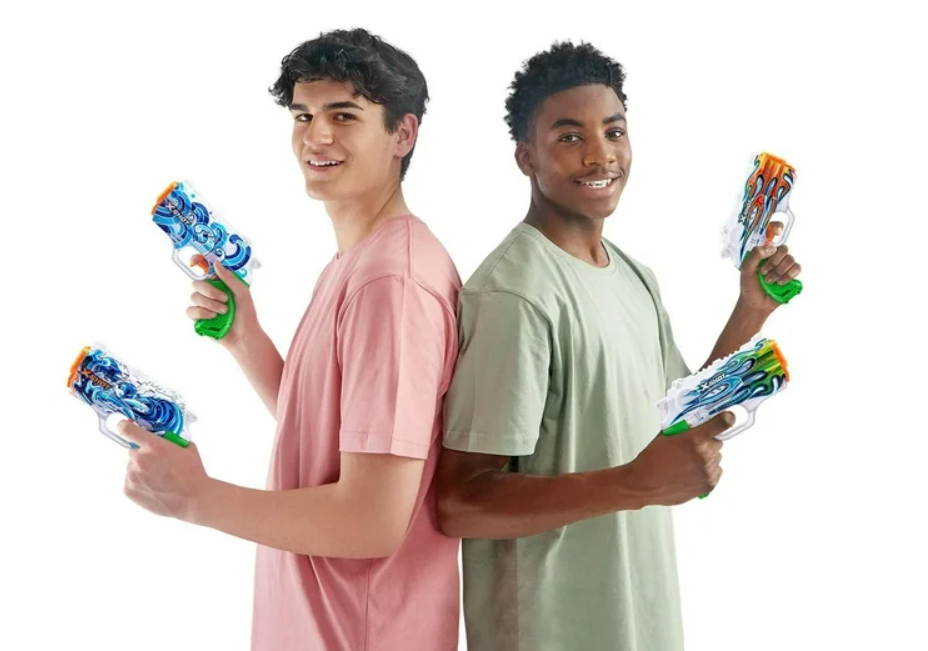 X-Shot Water Fast-Fill Skins Nano Water Blaster (4-pack), By Zuru